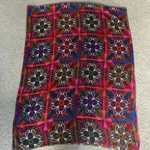 Juicy Couture colorful print scarf